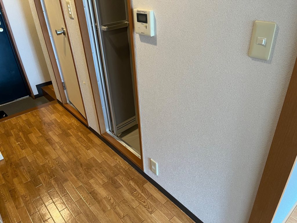 クロスクリーニング作業前