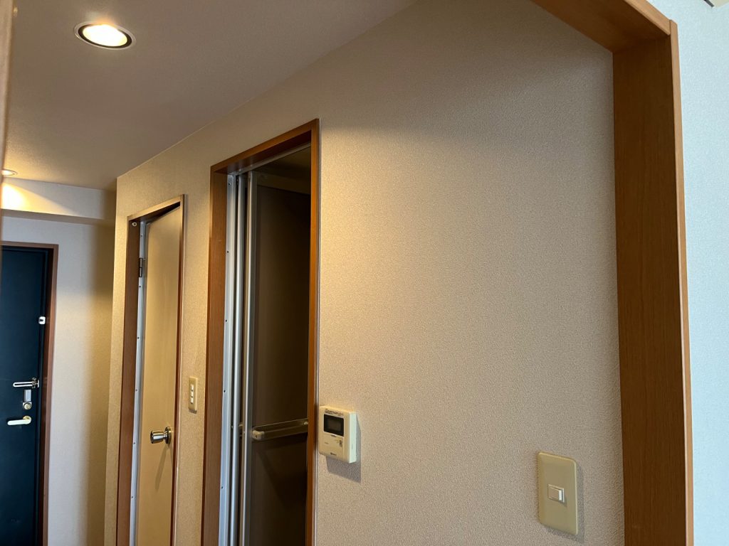 クロスクリーニング作業前